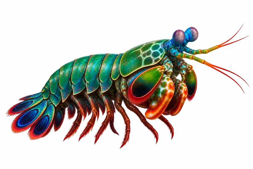 Tavuskuşu Mantis Karidesi